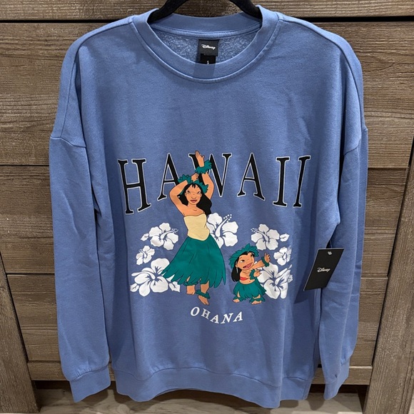 Disney Other - Disney Lilo & Stitch Lilo & Nani Hawaii Crewneck